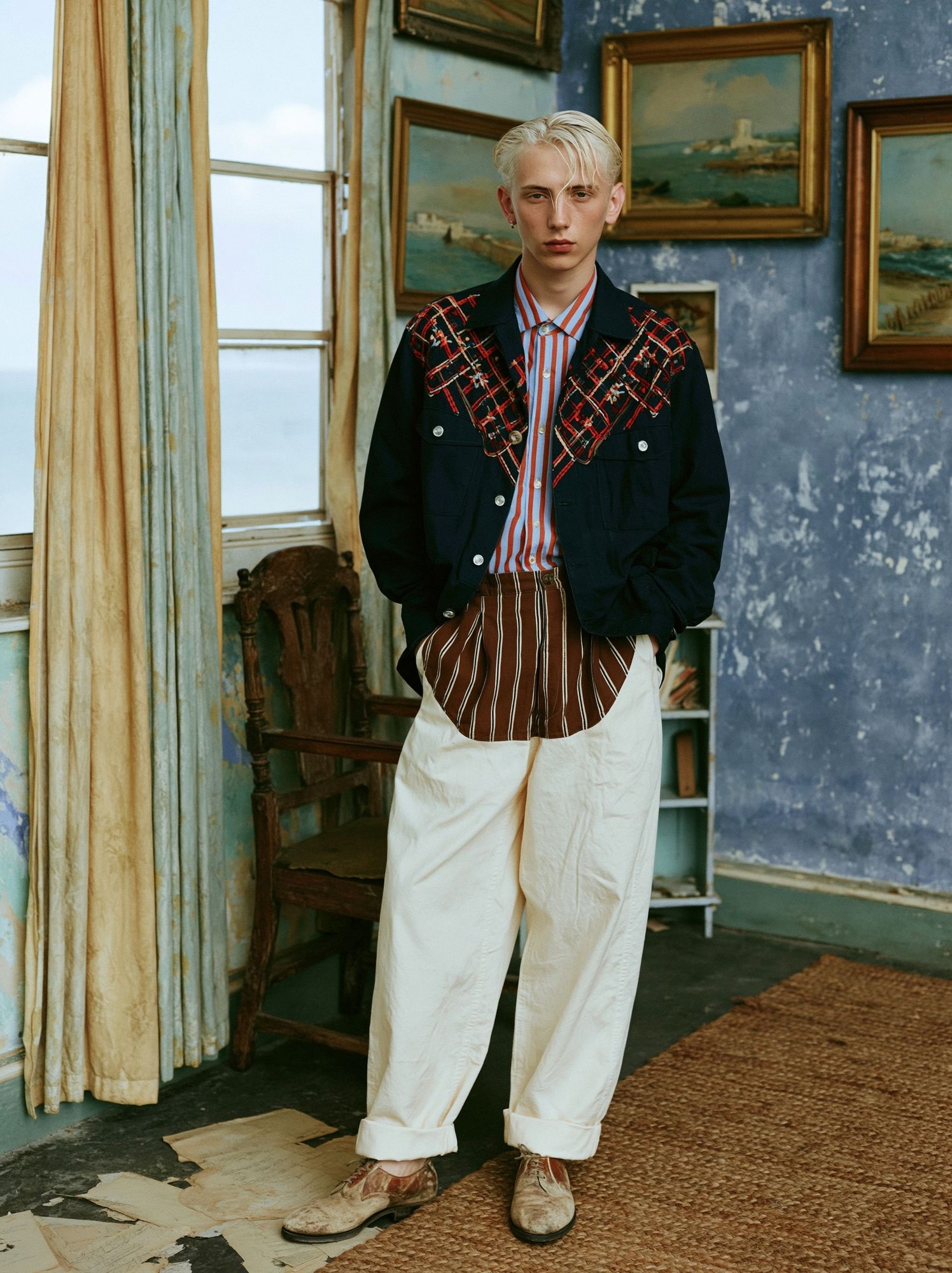 Editorial Fashion Portrait Poster. poster detail
