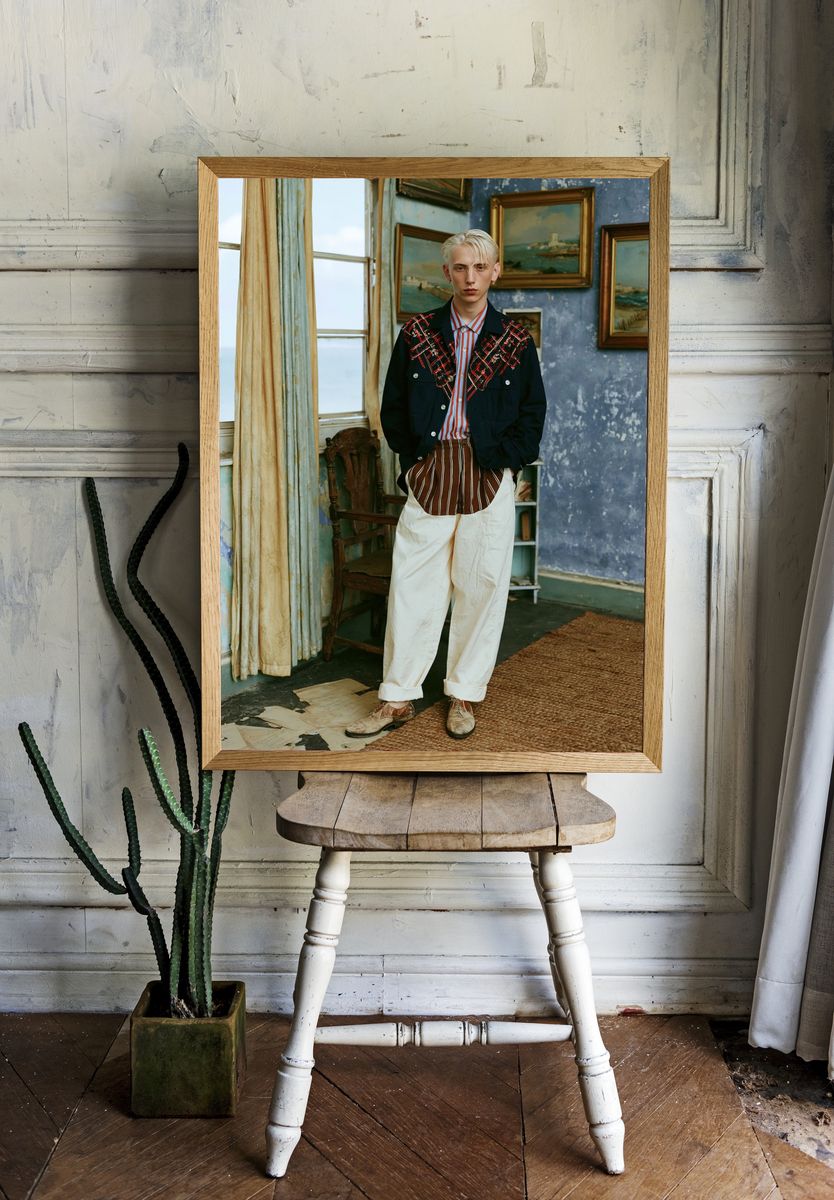 Editorial Fashion Portrait Poster. room preview