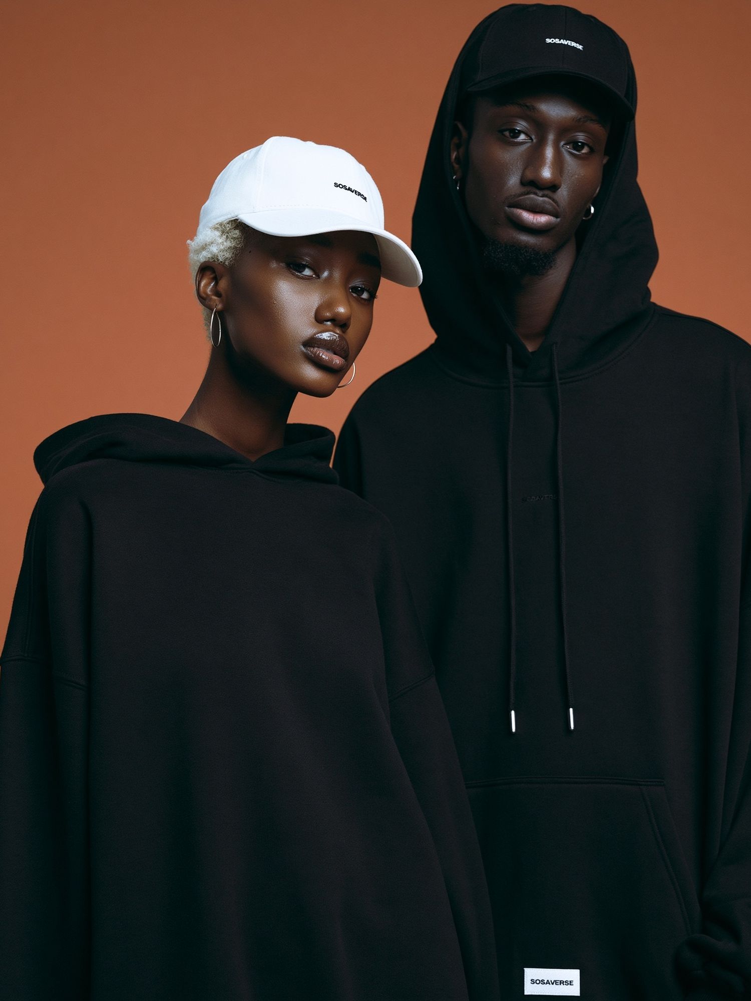 Streetwear Duo Fashion Poster. poster detail