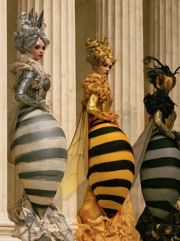 Bee Couture Fashion Poster. poster detail