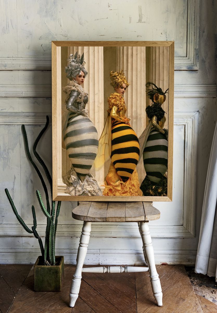 Bee Couture Fashion Poster. room preview