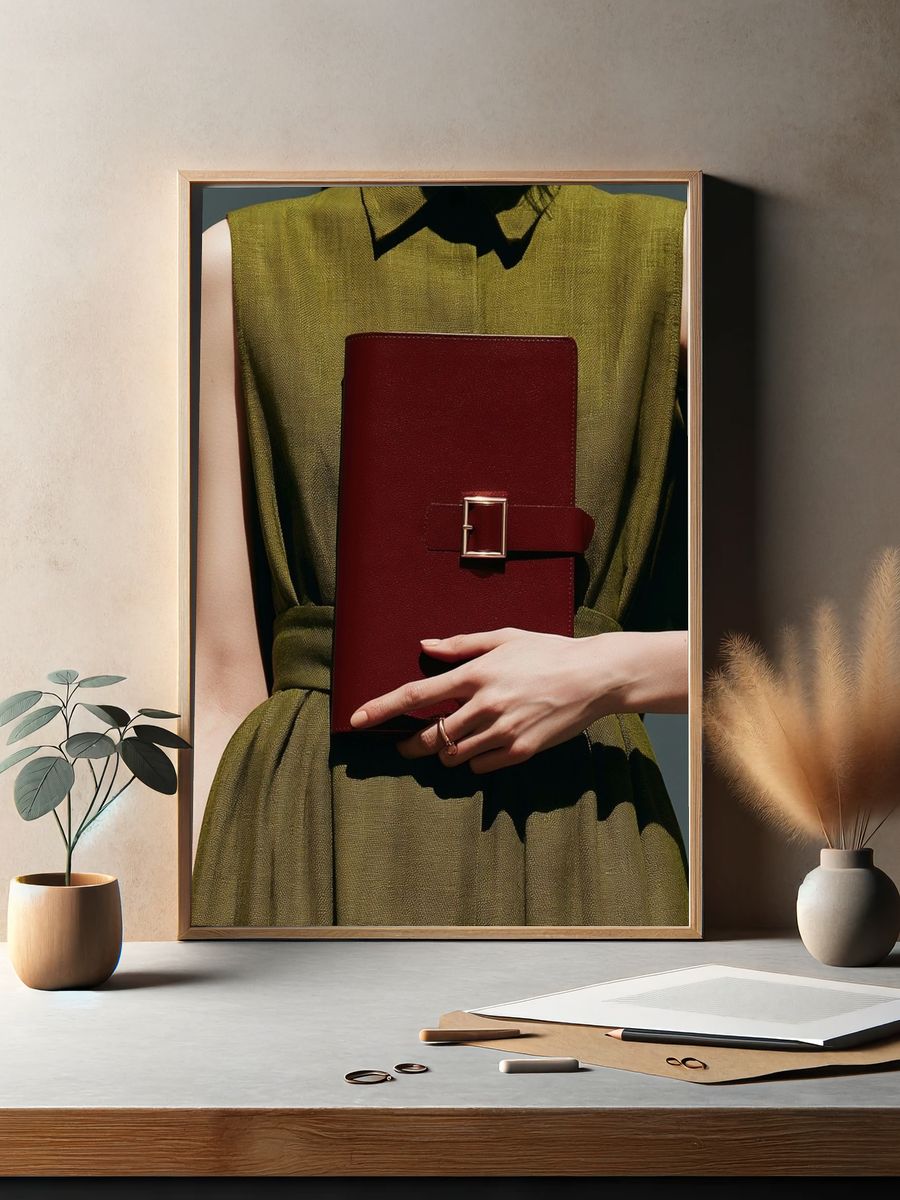Fashion Editorial Portrait Print. — room view 2