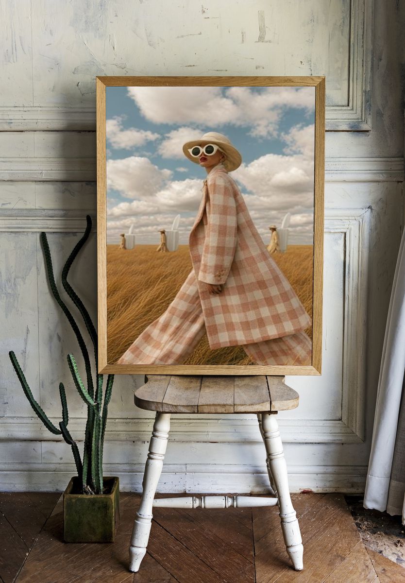 Pastel Fashion Field Poster. — room view 1