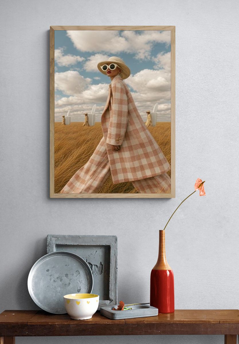 Pastel Fashion Field Poster. — room view 3