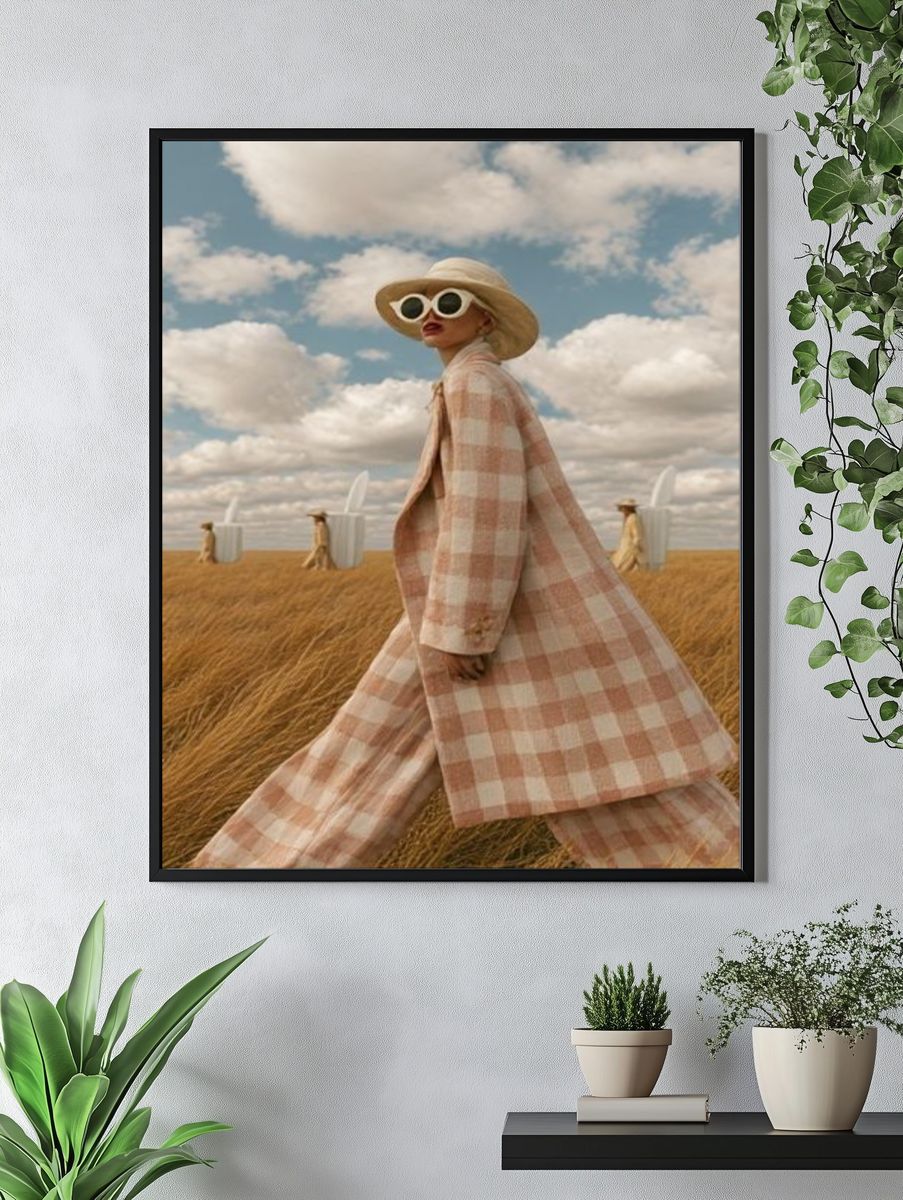 Pastel Fashion Field Poster. — room view 4