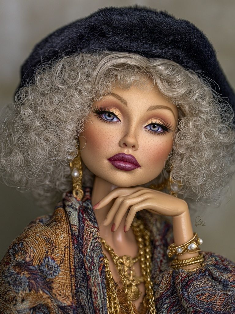 Elegant Fashion Portrait Poster. poster detail