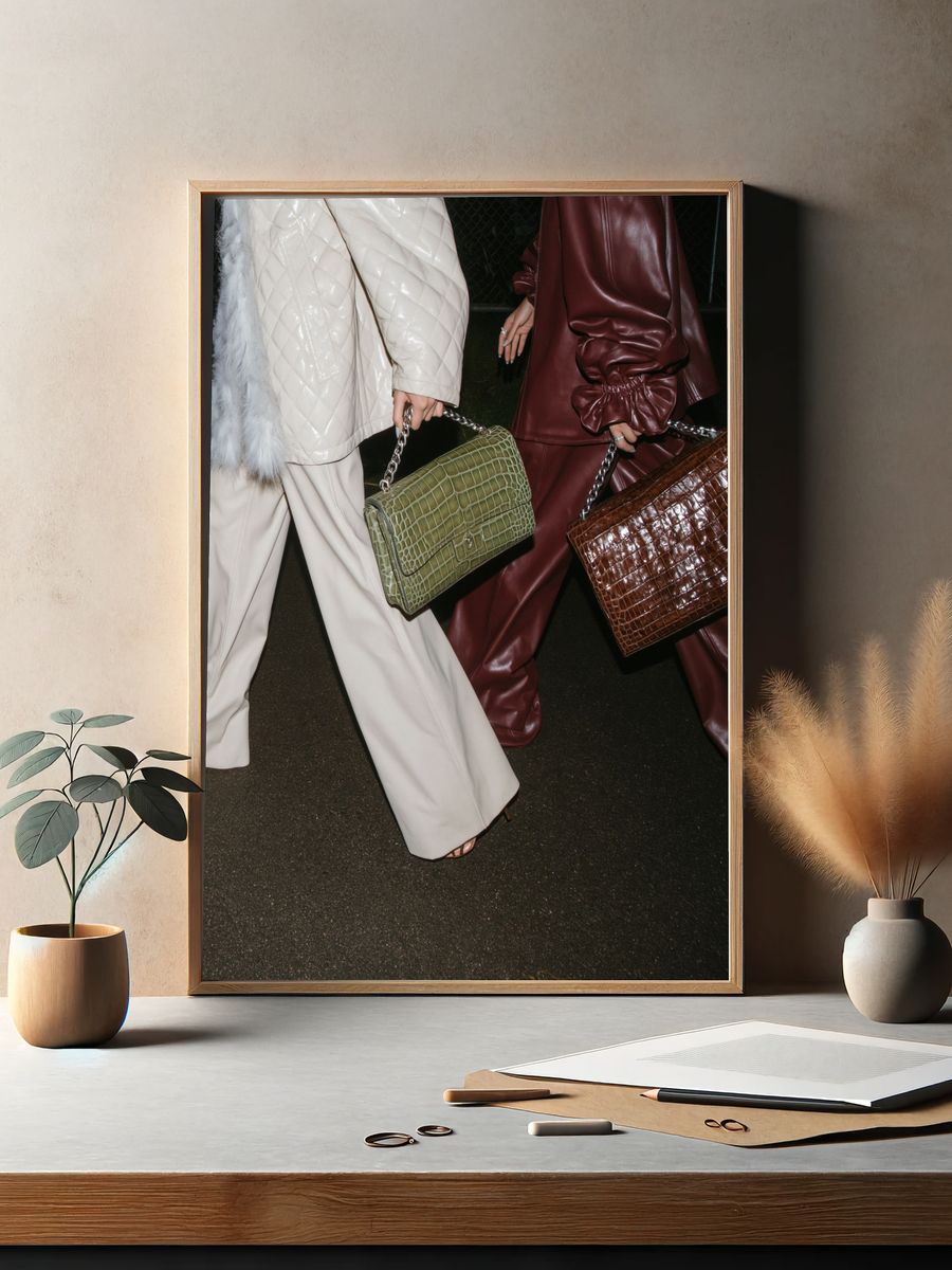 Luxury Fashion Street Photography Poster. — room view 2