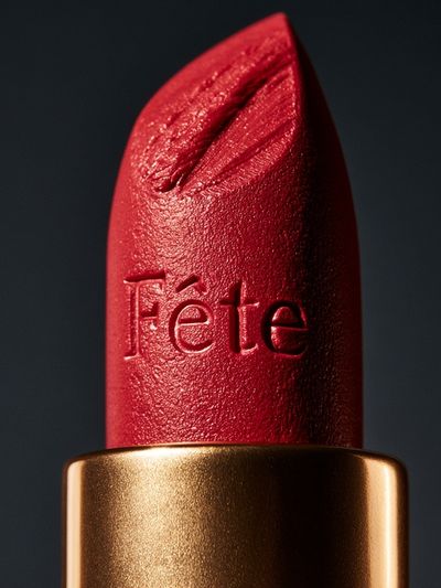 Red Lipstick Close-Up Poster. poster