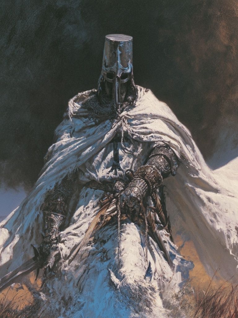 Armored Knight Surrealism Poster. poster — fine-art art