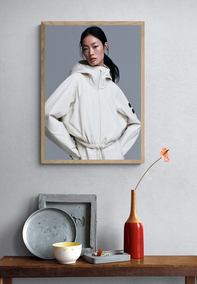 Minimalist Fashion Portrait Poster. — room view 3