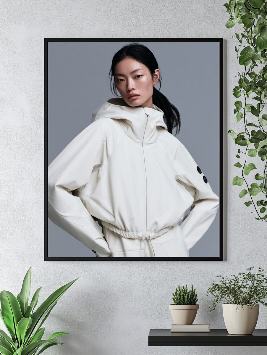 Minimalist Fashion Portrait Poster. — room view 4