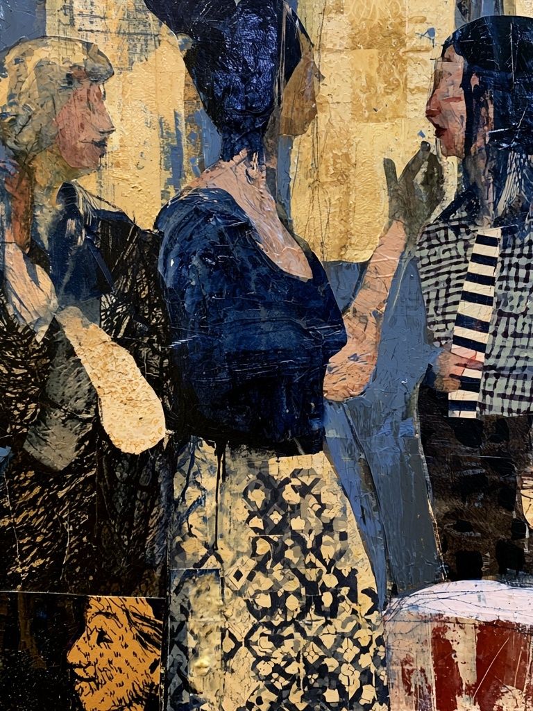 Fashion Figures Contemporary Print. poster detail