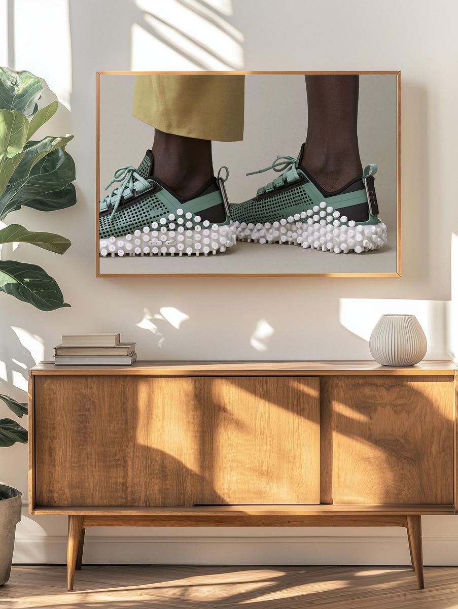 Avant-Garde Sneaker Fashion Print. — room view 3