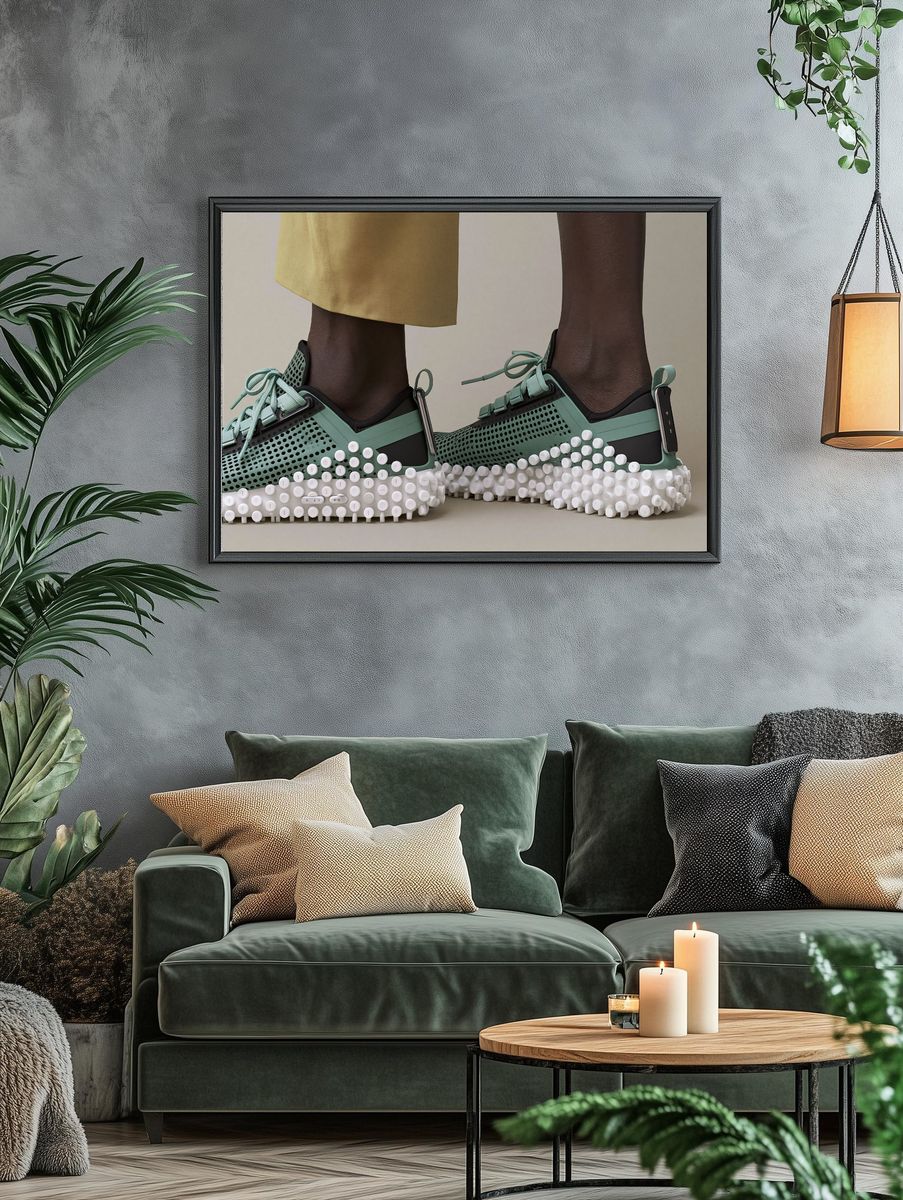 Avant-Garde Sneaker Fashion Print. — room view 4