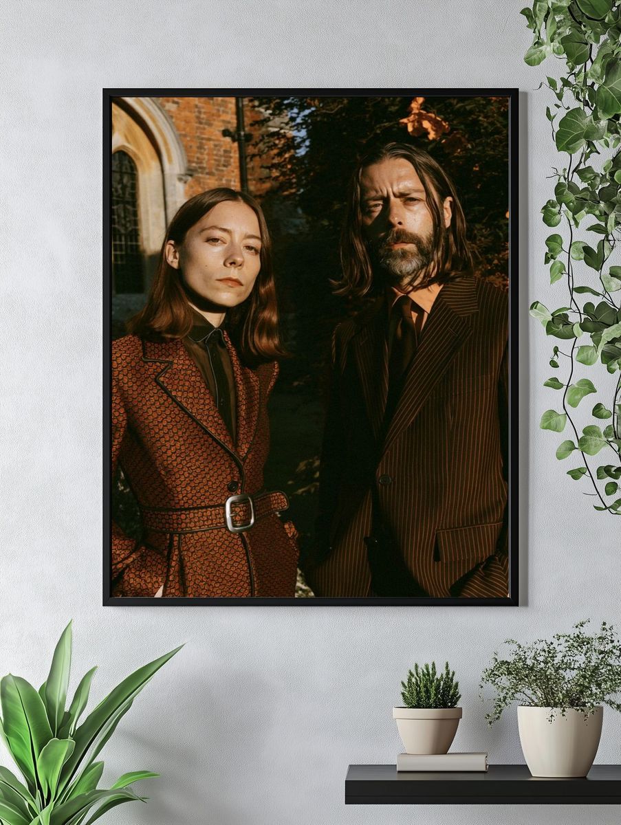 Moody Fashion Portrait Poster. — room view 4