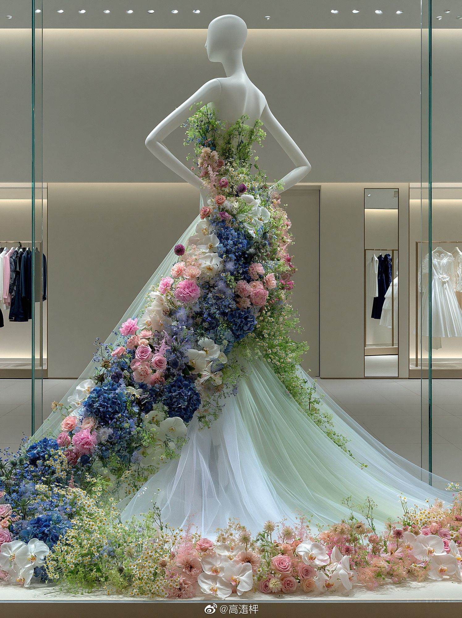 Floral Couture Mannequin Poster. poster — fashion art