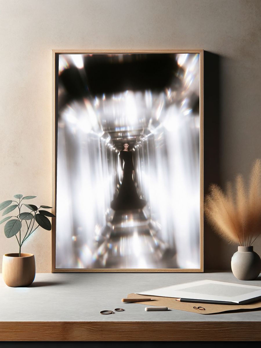 Fashion Corridor Photography Poster. — room view 2