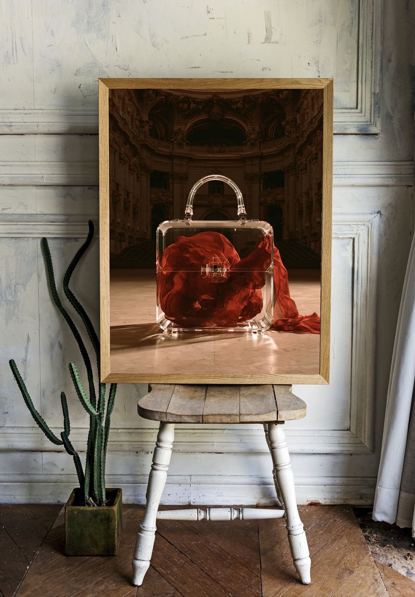 Luxury Handbag Still Life Poster. room preview