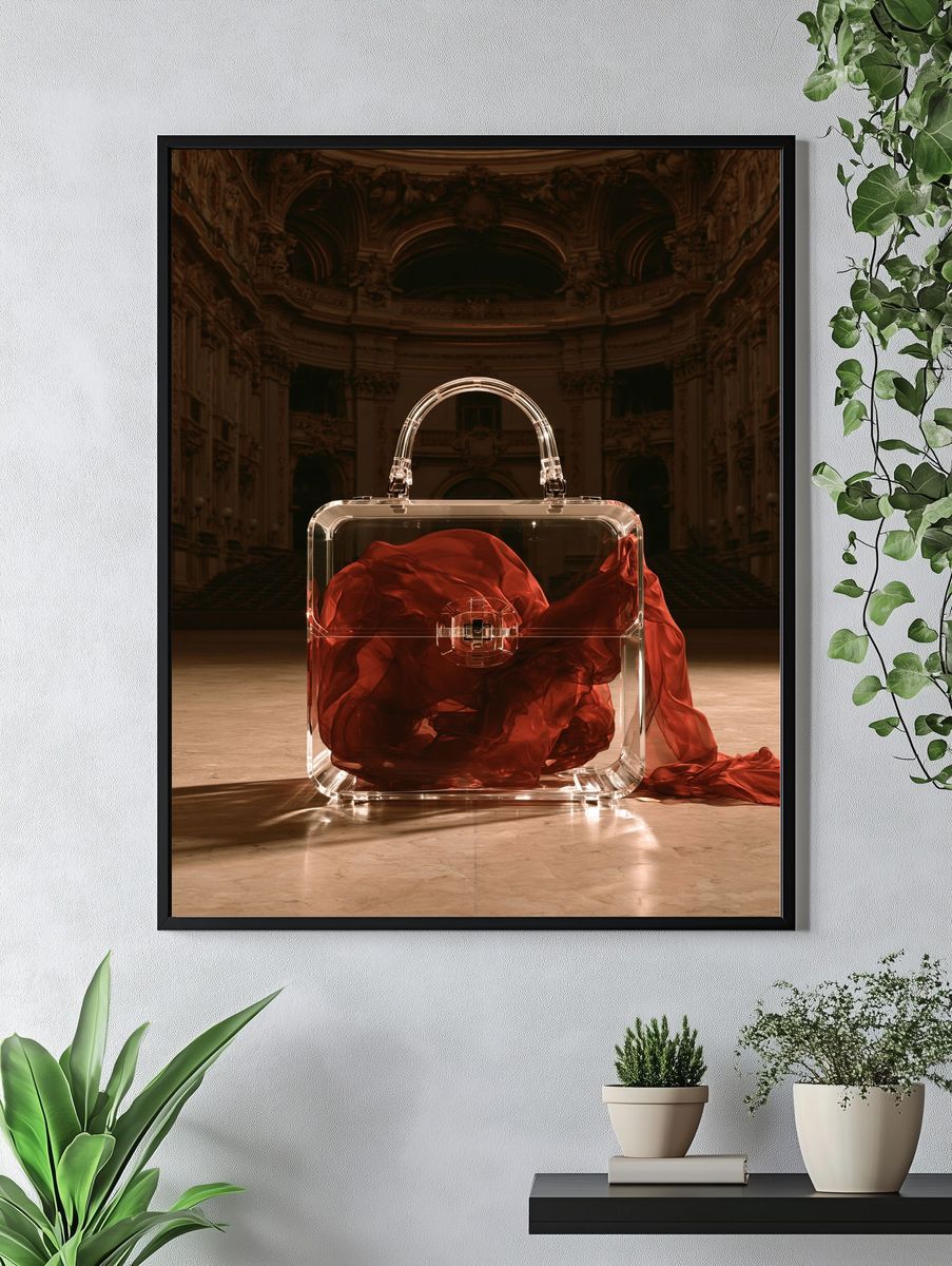 Luxury Handbag Still Life Poster. — room view 4