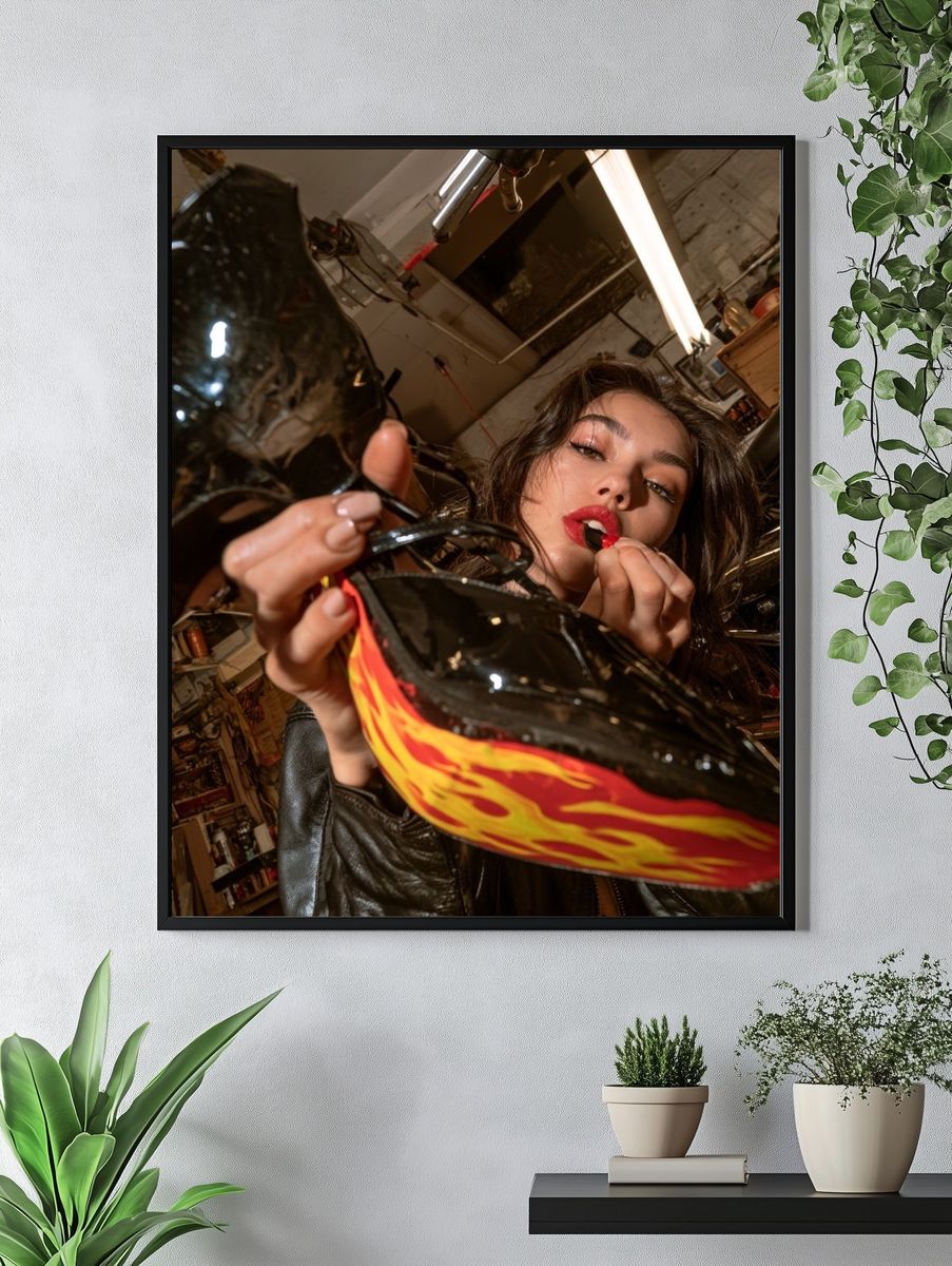 Bold Fashion Portrait Poster. — room view 4