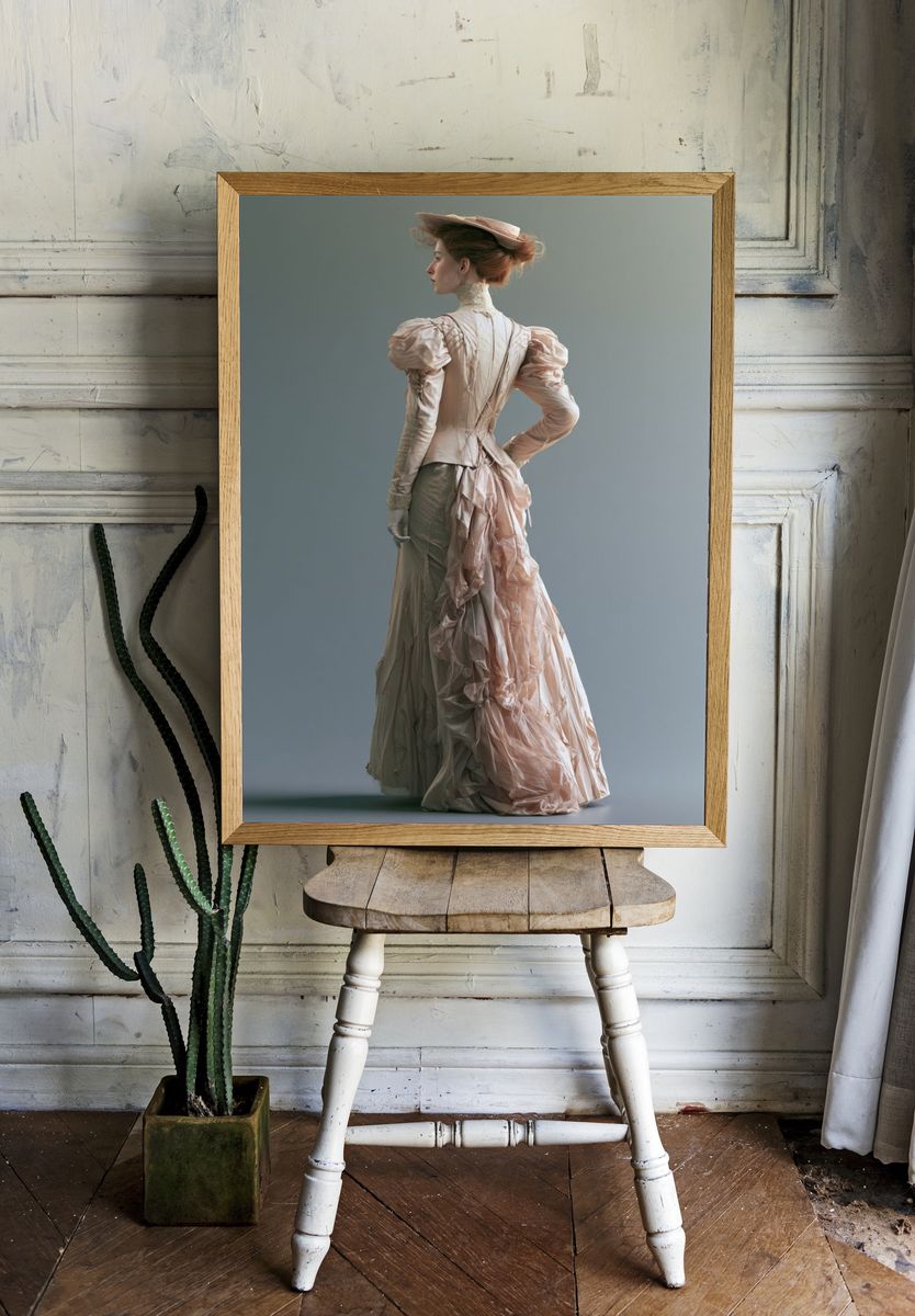 Victorian Fashion Portrait Poster. room preview