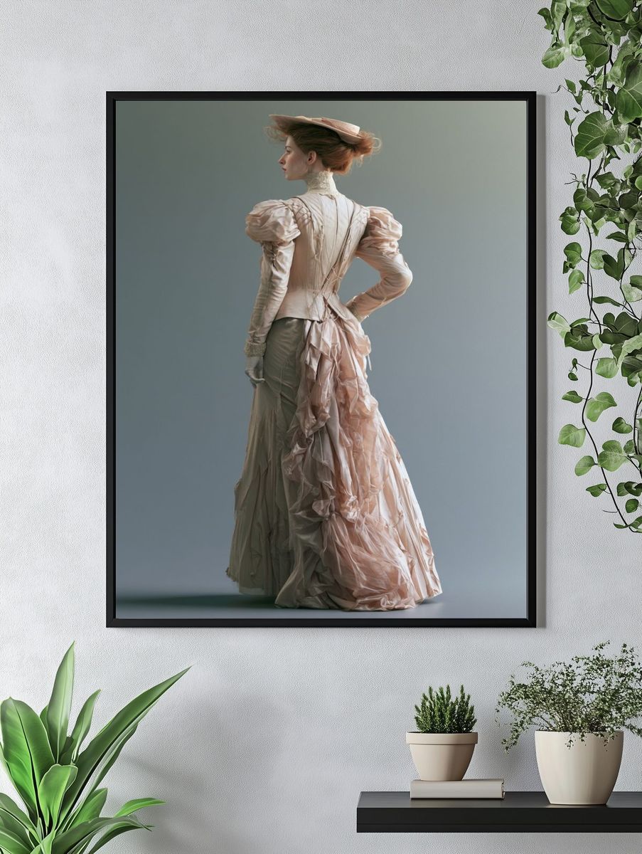 Victorian Fashion Portrait Poster. — room view 4