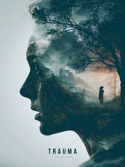 Trauma Surrealism Poster. poster