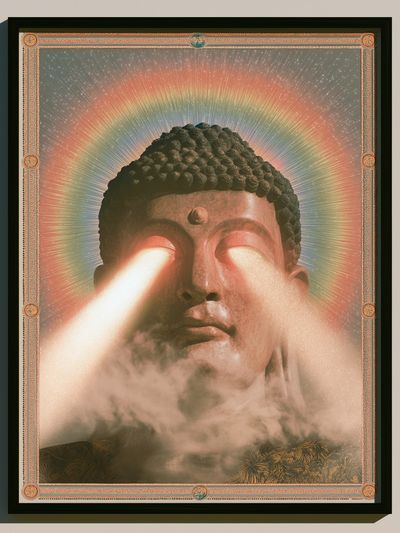 Cosmic Buddha Vision Print.