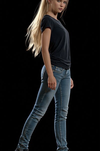 Fashion Model Portrait Poster.