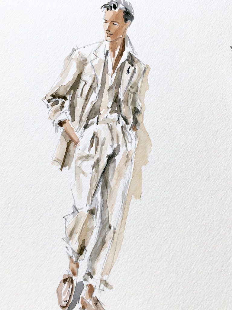 Fashion Figure Watercolor Print. poster — fashion art