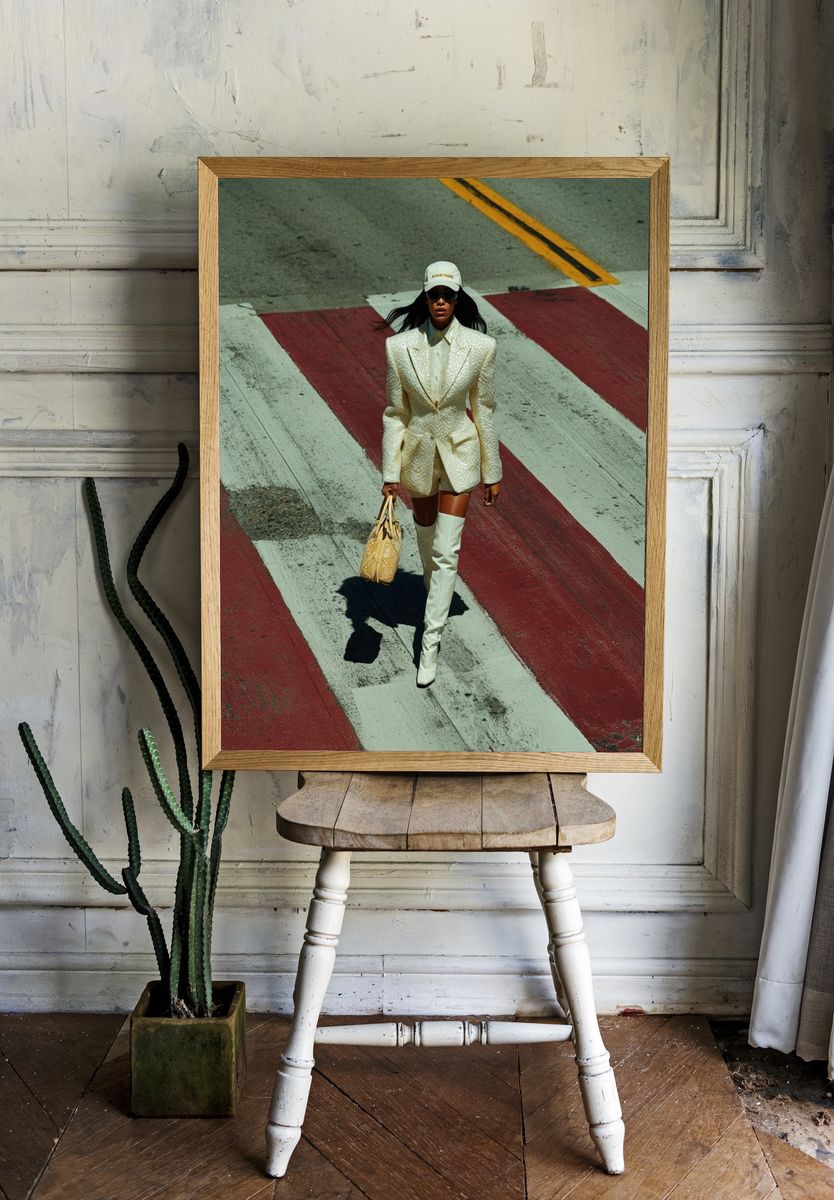 Runway Street Style Fashion Poster. room preview