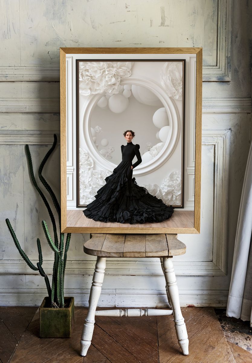 Elegant Fashion Portrait Poster. room preview