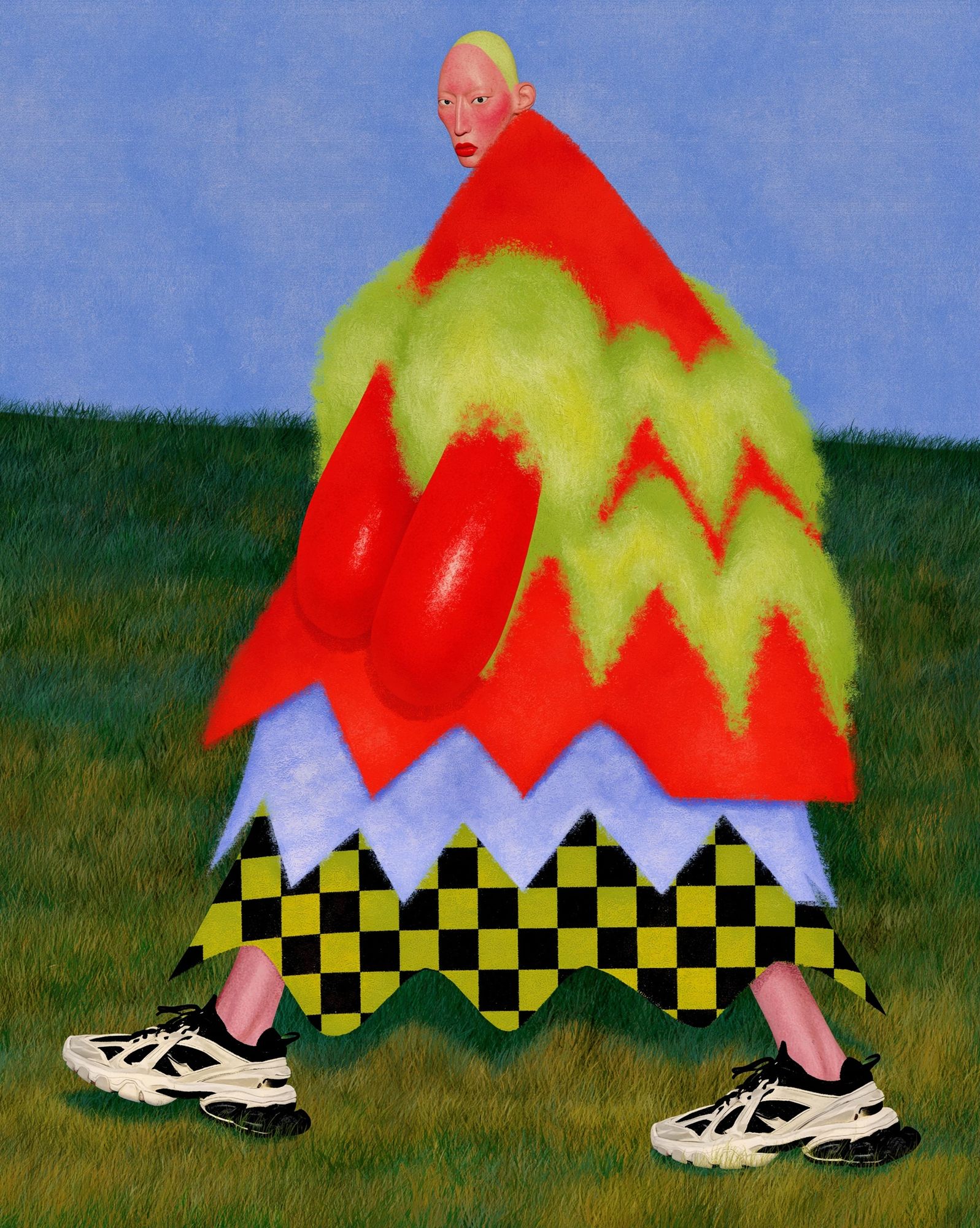 Surreal Fashion Figure Poster. poster — fashion art