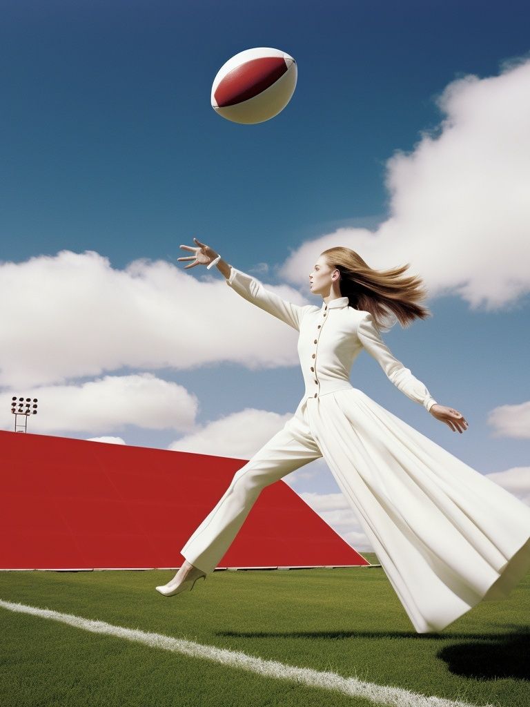 Fashion Rugby Field Poster. poster detail