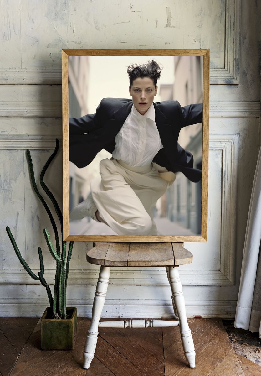 Fashion Street Leap Photography Poster. — room view 1
