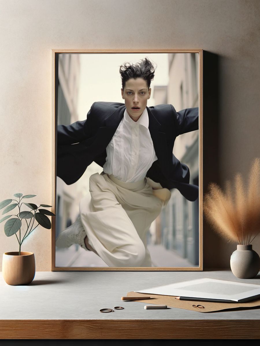 Fashion Street Leap Photography Poster. — room view 2