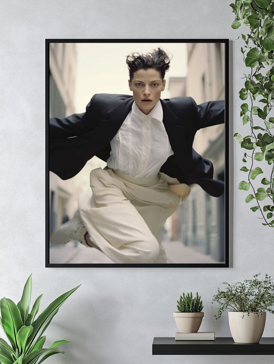 Fashion Street Leap Photography Poster. — room view 4
