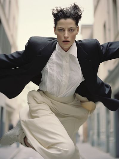 Fashion Street Leap Photography Poster.