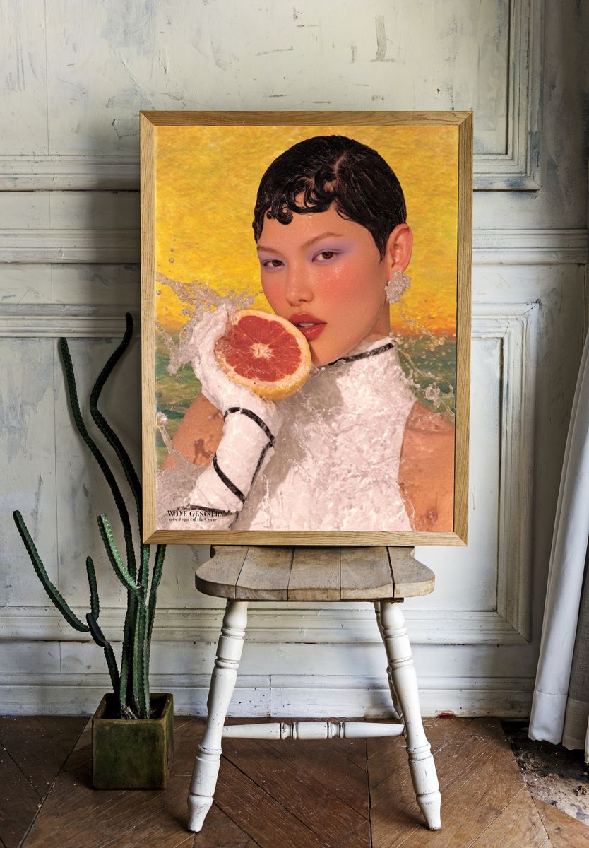 Grapefruit Splash — Fashion Print room preview
