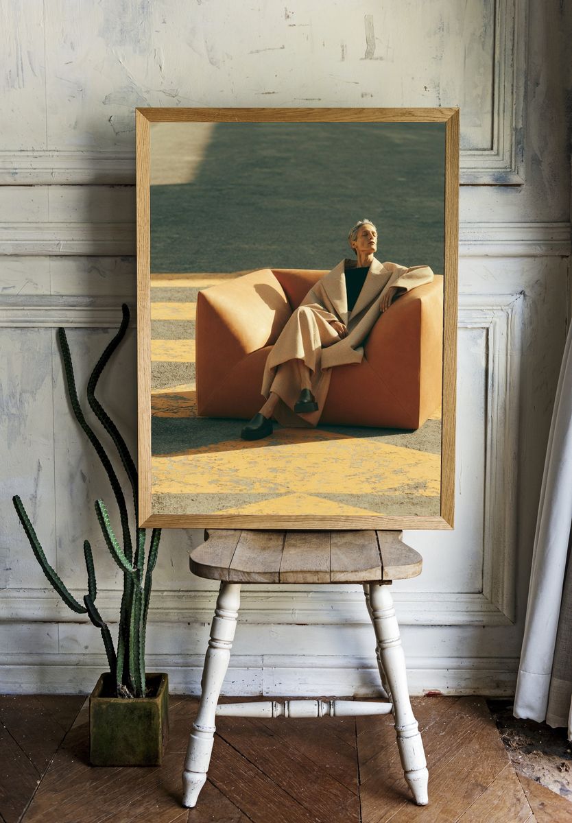 Editorial Street Portrait Poster. — room view 1