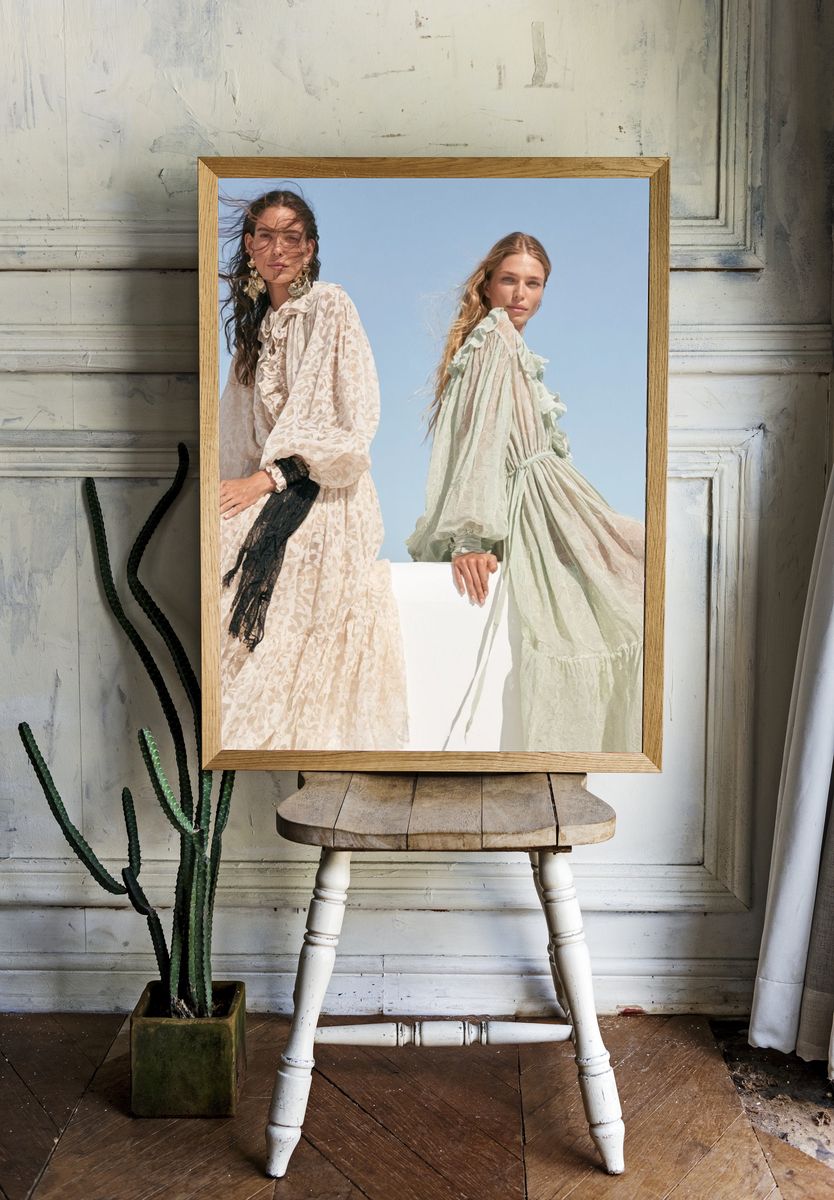 Fashion Editorial Portrait Poster. — room view 1