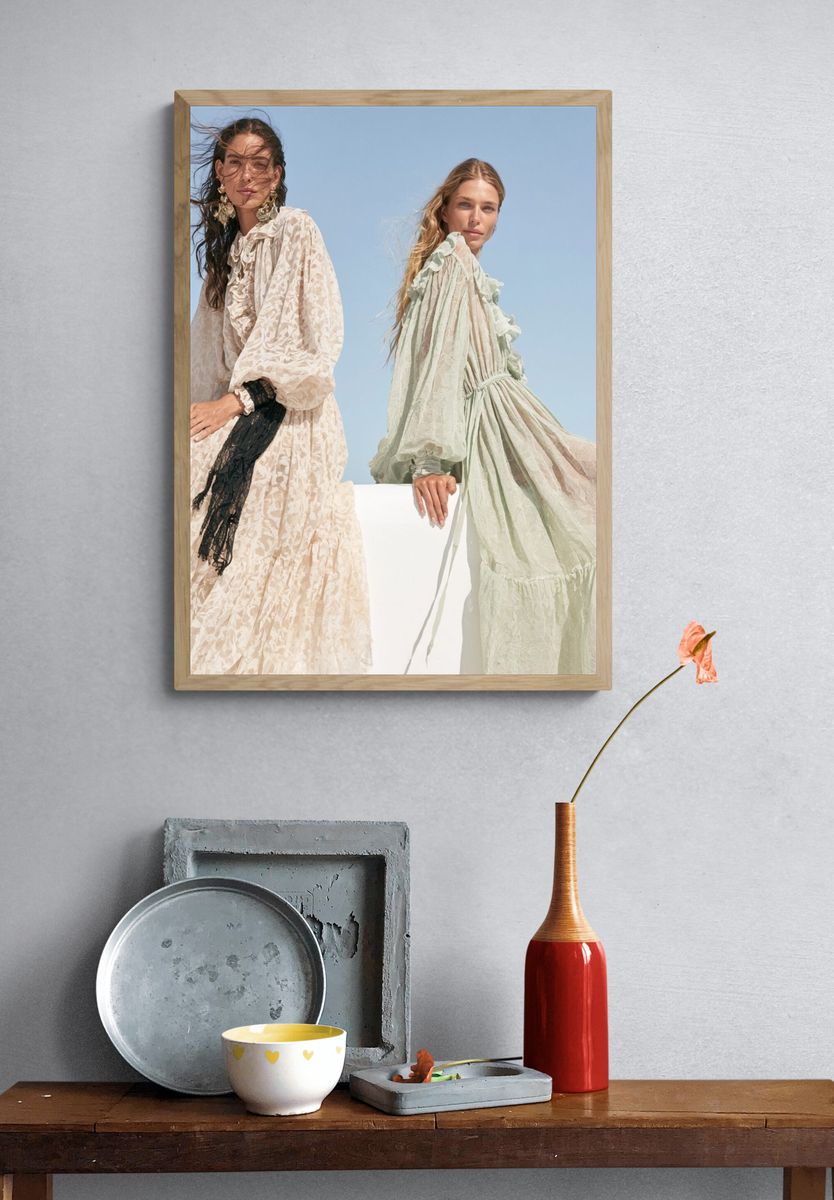 Fashion Editorial Portrait Poster. — room view 3