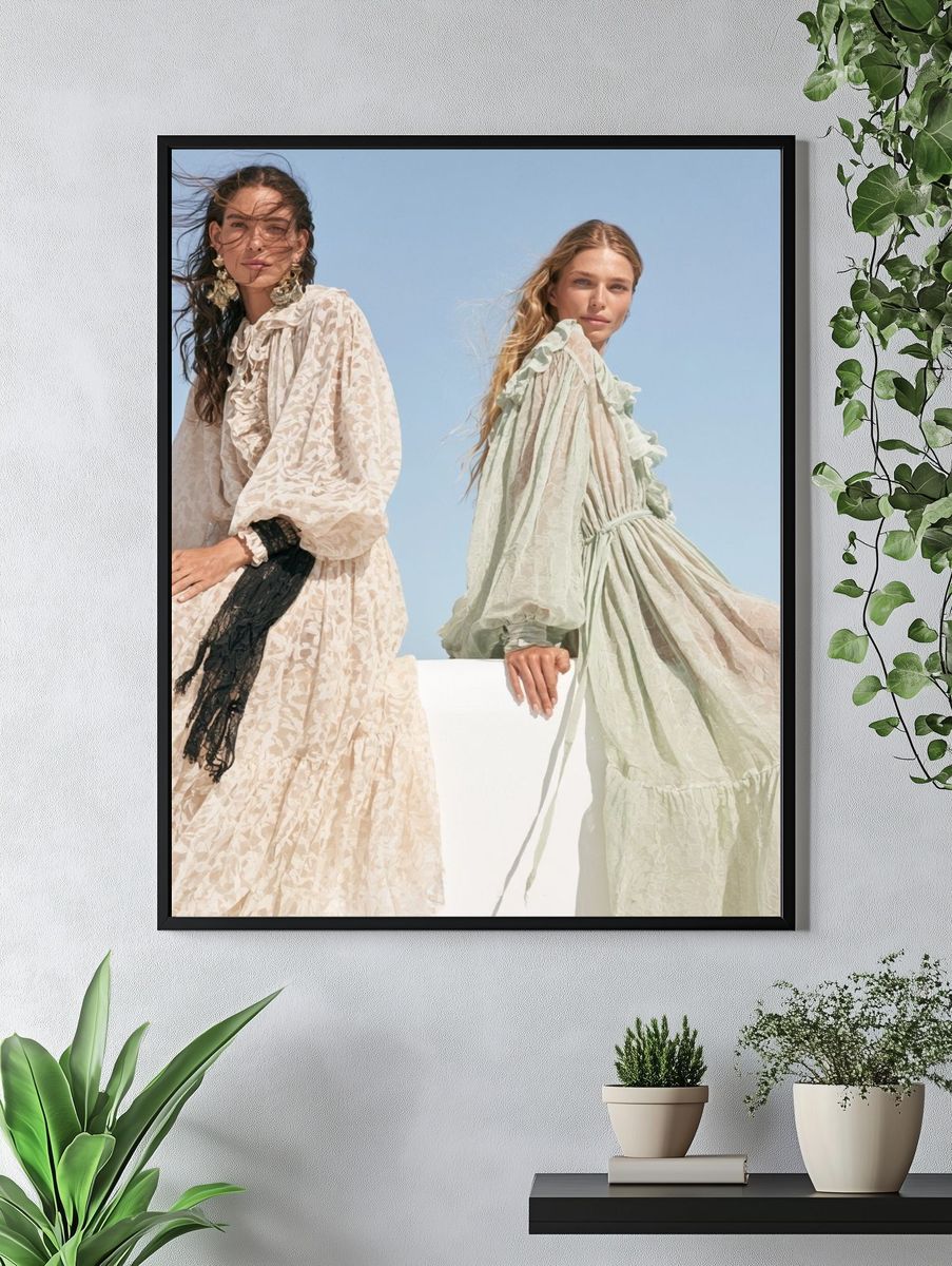 Fashion Editorial Portrait Poster. — room view 4