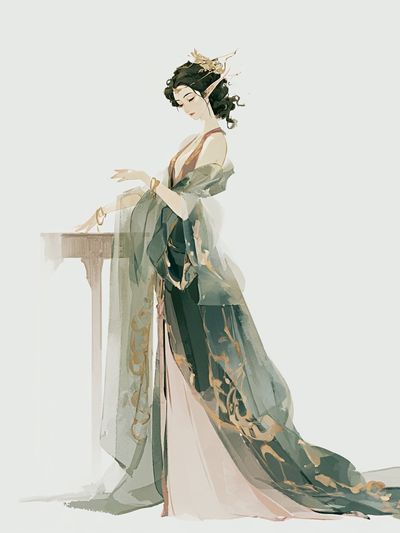 Elegant Watercolor Fashion Poster.