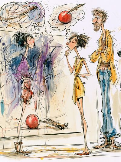 Fashion Sketch Conversation Poster.