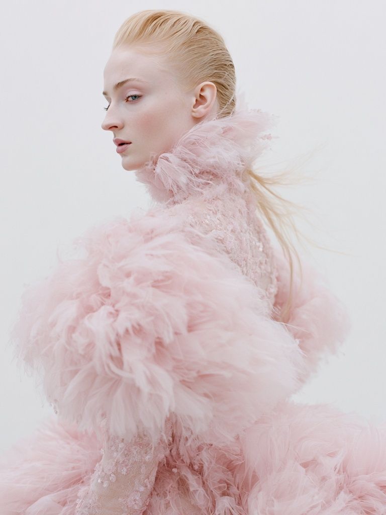 Pink Couture Portrait Poster. poster detail