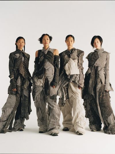 Avant-Garde Fashion Portrait Poster.