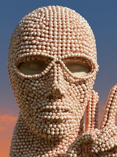 Pearl Mask Surrealism Poster.