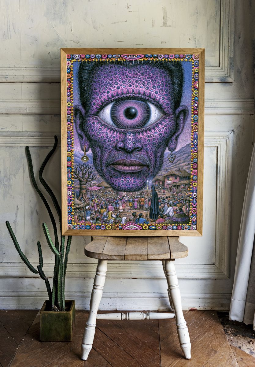 Third Eye Vision Illustration Poster. room preview