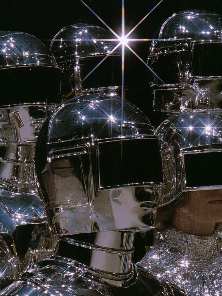 Chrome Helmet Fashion Poster. poster detail